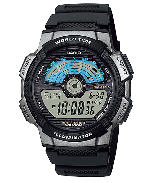 Casio Digital Mens Watch –AE-1100W-1AVDF