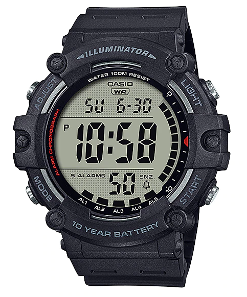 Casio Digital Mens Watch –AE-1500WH-1AVDF